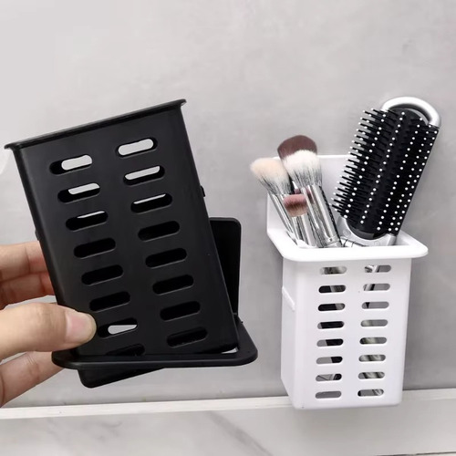 Set De 2 Cestos Para Cubiertos O Accesorios Blanco