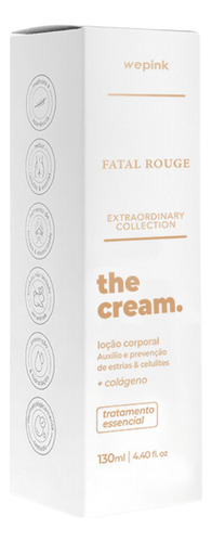 Hidratante Loção Corporal Wepink The Cream Fatal Rouge 130ml
