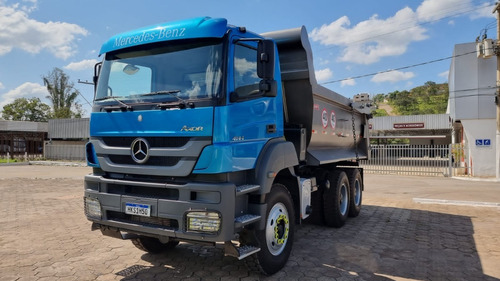 Imagem 8 de 15 de Mercedes-benz Axor 4144 Ano 2012 Caçamba Rossetti 14 Metros