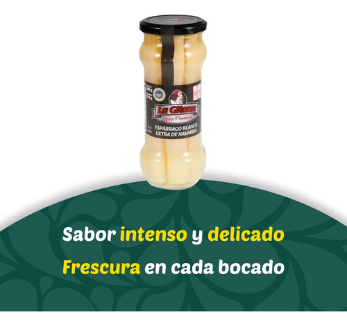 La Gitana Esparragos Blancos Extra En Frasco 540g