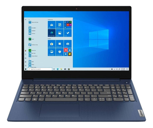 Imagen 1 de 7 de Notebook Lenovo IdeaPad 15IML05 abyss blue táctil 15.6", Intel Core i3 10110U 8GB de RAM 256GB SSD, Intel UHD Graphics 620 1366x768px Windows 10 Home
