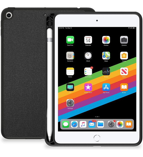 Funda Khomo Para iPad Mini 5 Con Portalapices Gris