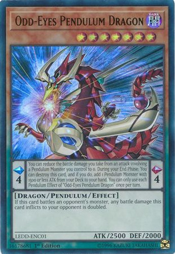 Odd-eyes Pendulum Dragon - Ultra Rare     Ledd C