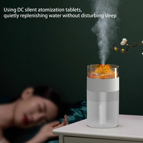 Humidificador De Luz O Simulated Volcano Colorful Vibes Plus