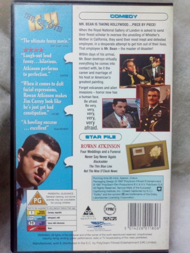 Mr Bean The Ultimate Disaster Movie Vhs Usado (Usado)