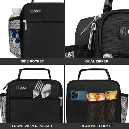 Lonchera Opux Para Mujer, Bolsa De Almuerzo Aislante Para Ni
