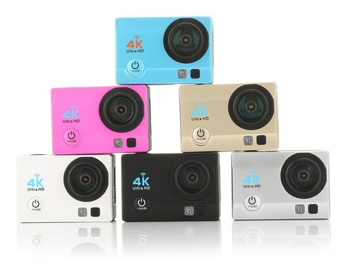 Cámara Video Acción 4k Wifi, 16mpx, 30 Mts + Control Remoto