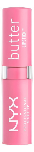 Lápiz Labial Nyx Cosmetics Con Acabado Satinado Color Seashell Bls07
