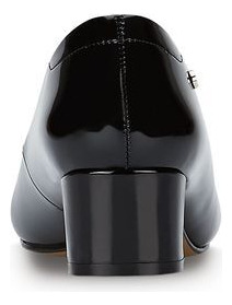 Tacones Ver40263 Plantilla Comoda Suave Punta Cerrada Charol