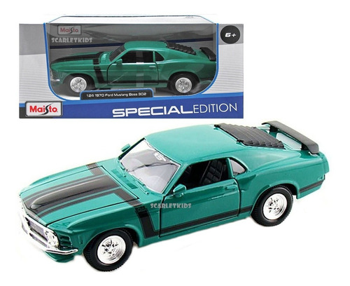 Ford Mustang Boss 1970 Escala 1:24 Maisto Special Edition