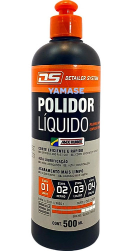 Polidor Líquido Corte Polimento Automotivo Maxi Rubber 500ml