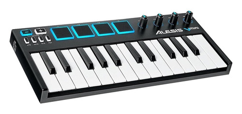 Teclado Controlador Midi Alesis Mini V Usb -blakhelmet Nsp