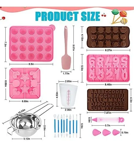 Kit Para Hacer Tartas, 618 Piezas, Con 5 Juegos De Moldes De