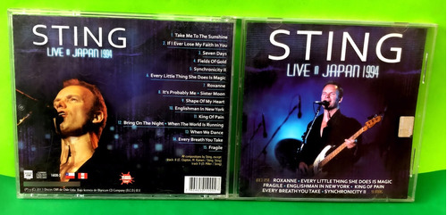Cd Sting  Live Japan 1994 