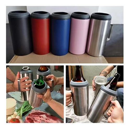 Termo Porta Cerveza 2 En 1 De 1.2l,enfriador De Cerveza