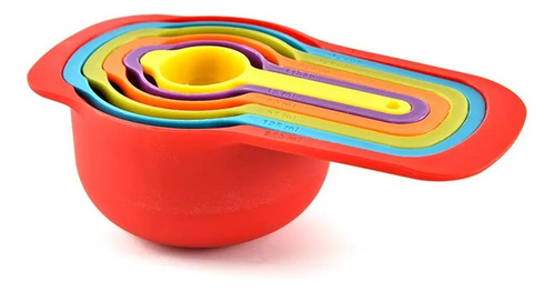 Set Cuchara Medidora Gramos Cuchara Y Taza Medidora 6 Pza