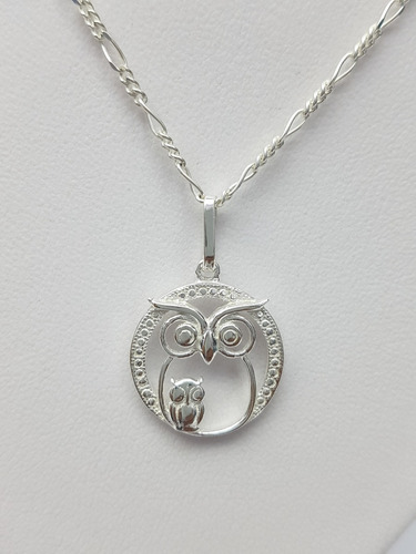 Imagen 1 de 3 de Dije De Buho Plata Ley .925 Incluye Cadena ¡envio Gratis!mo1