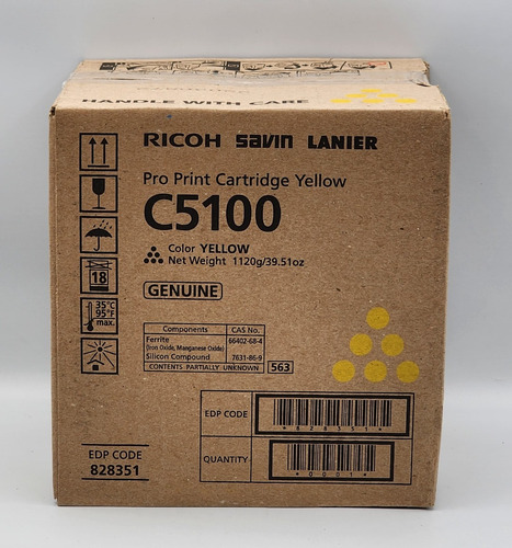 Toner Ricoh Pro C5100 C5110s Original Amarillo 