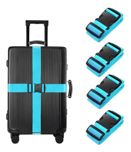 4x Correias De Bagagem Cintos De Viagem Conector Para Saco