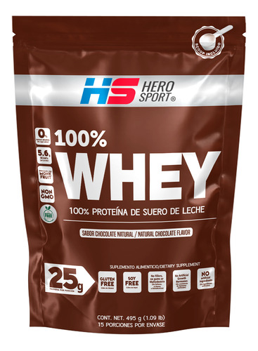 Hero Sport Whey Protein Chocolate 495g