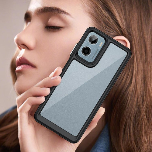 Compatible Funda De Acrílico Y Tpu For Motorola Moto E15 For Motorola