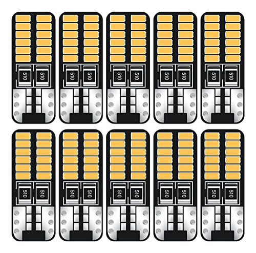 Aoicanki 194 Bombilla De Luz Led 168 2825 W5w T10 Wedge 24-s