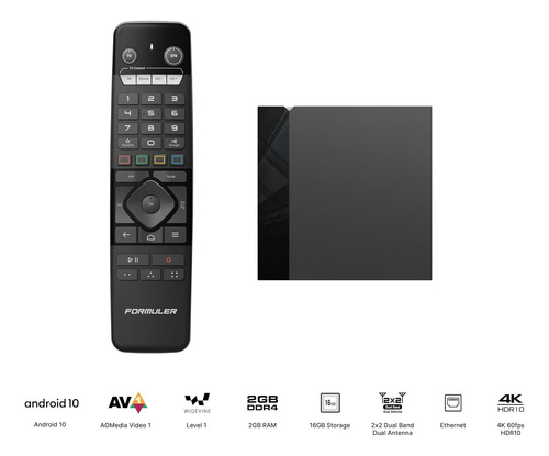 Formuler Z10 Pro 4k Android Media Streamer Con Doble Banda