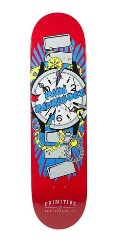 Tabla Primitive Paul Rodriguez Time Up Red 8.25