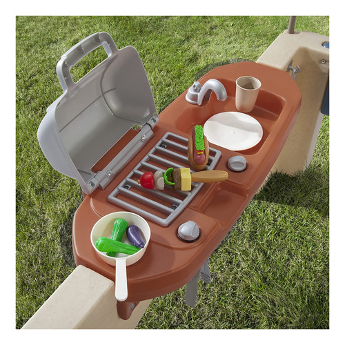 Casa De Juegos, Step2, Todo Playtime Patio Con Dosel