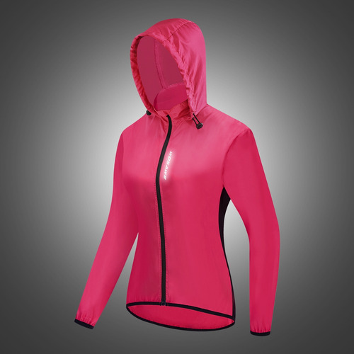 Chaqueta De Ciclismo Con Capucha A Prueba De Viento Y Abrigo