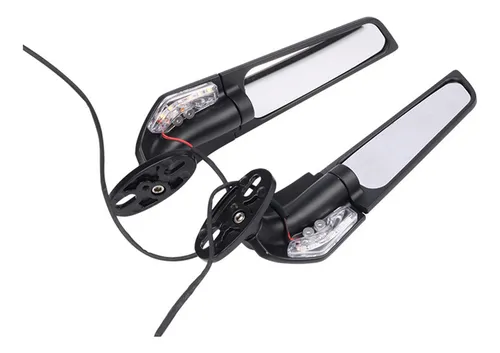 N Espejo Retrovisor Lateral Con Luz Para Suzuki Gsxr 600