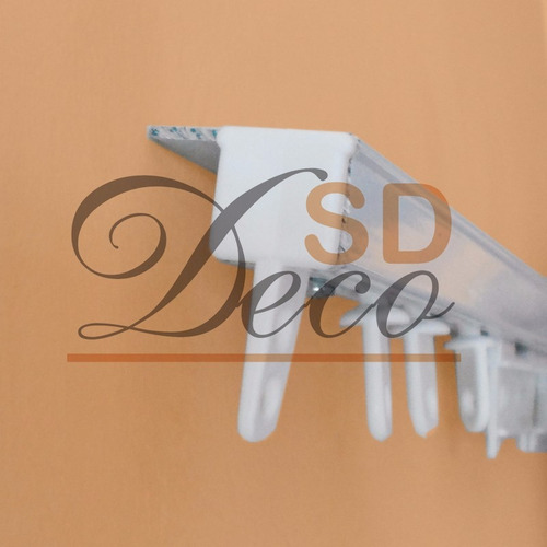 Riel De Aluminio Para Cortinas Hotel Telón R20 - Sd Deco -
