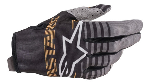 Guante Motocross Radar Gloves Mx Alpinestars Gris Oscuro 