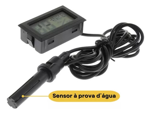 Termometro Digital Lcd Aquario Frezer Chocadeira Adega Vinho