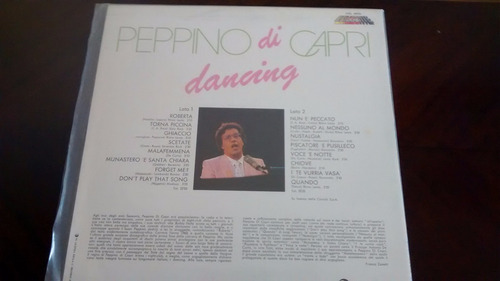 Vinilo Lp De Pepino Di Capri - Dancing -(u1327