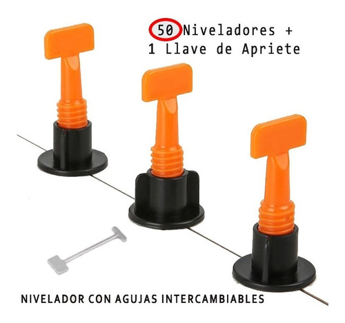Kit Nivelador Cerámicas Porcelanatos Reutilizables - 50pcs