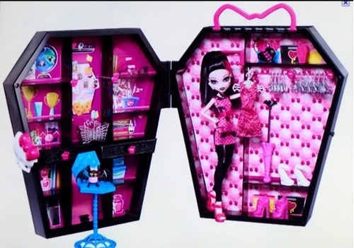 Monster High Vintage 2013 Sarcófago Gigante Y Draculaura 