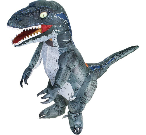 Disfraz Inflable Jurosaica,disfraz De Dinosaurio Adulto,v...