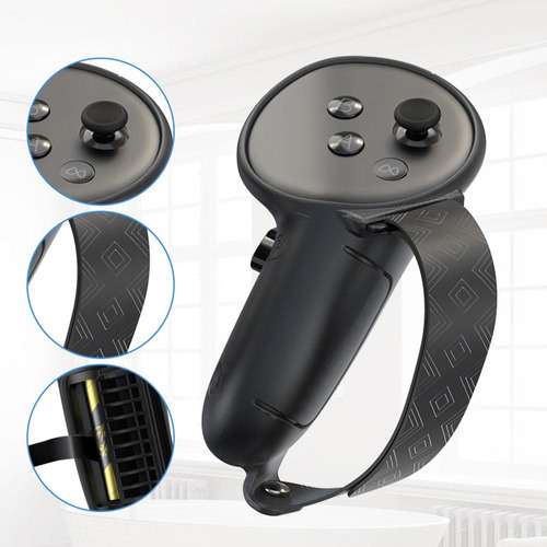 Funda Con Mango De Silicona Para Meta Quest 3s, Accesorios P