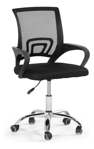 Cadeira Secretaria Office Base Giratoria
