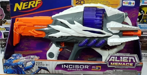Pistola Nerf Alien Menace Incisor Blaster