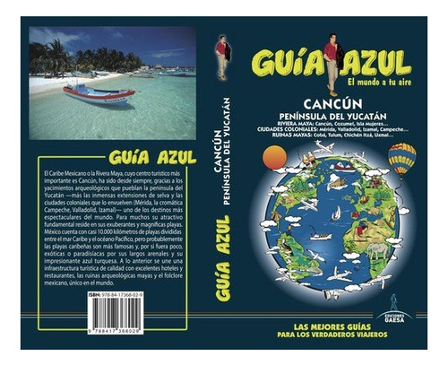 Libro Cancun Y Peninsula De Yucatan Guia Azul 2018  De V.v.a
