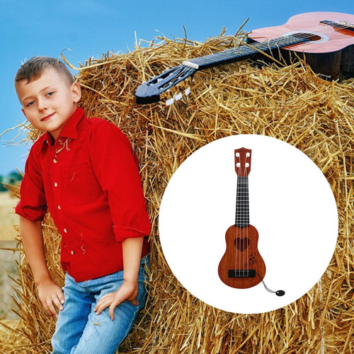 Juguete De Guitarra Ukelele Para Niños, Instrumento Musical