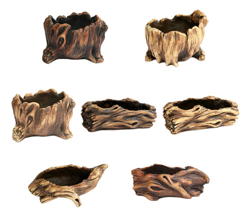 Cemento Tree Head Pot Dc0043-7