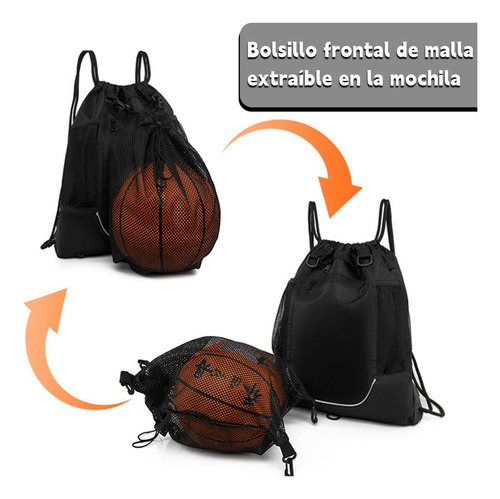 Mochila Deportiva De Malla, Mochila Deportiva Con Cordón