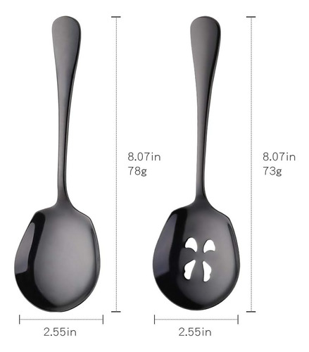 Meiishaaa Juego De Cucharas Para Servir, 3 Cucharas Para ...