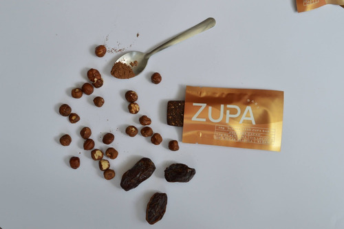 Barritas Energéticas Zupa Avellana Cacao Caja 6pzas