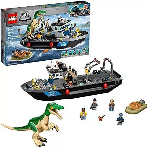Lego Jurassic World Baryonyx Dinosaur Boat Escape F Pack