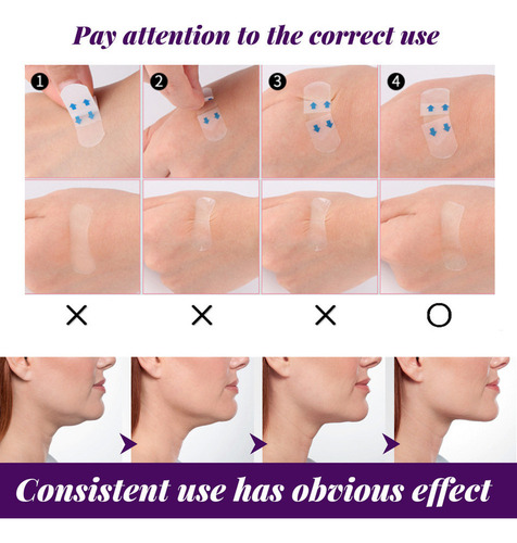 H V Parche De Lifting Facial Que Da Forma A La Cara, Levanta