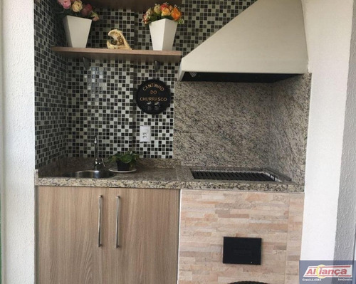 Imagem 2 de 15 de Apartamento Com 2 Dormitórios Suíte 58 M² - Shopping Maia - Guarulhos/sp - Ai12211